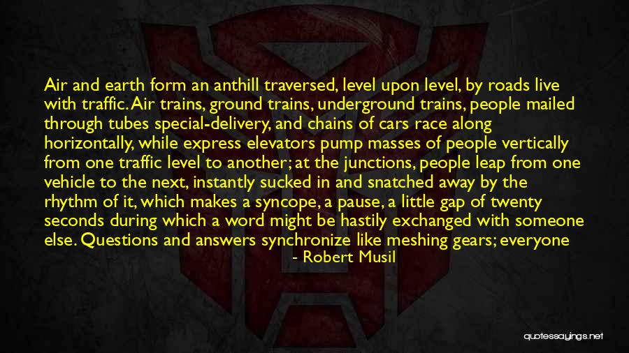 Race Cars Quotes By Robert Musil