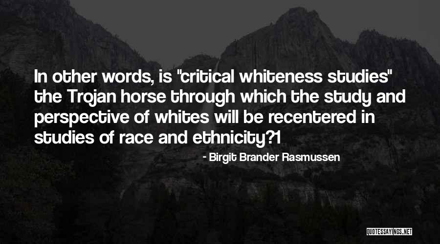 Race Ethnicity Quotes By Birgit Brander Rasmussen Race Ethnicity Quotes By Birgit Brander Rasmussen
