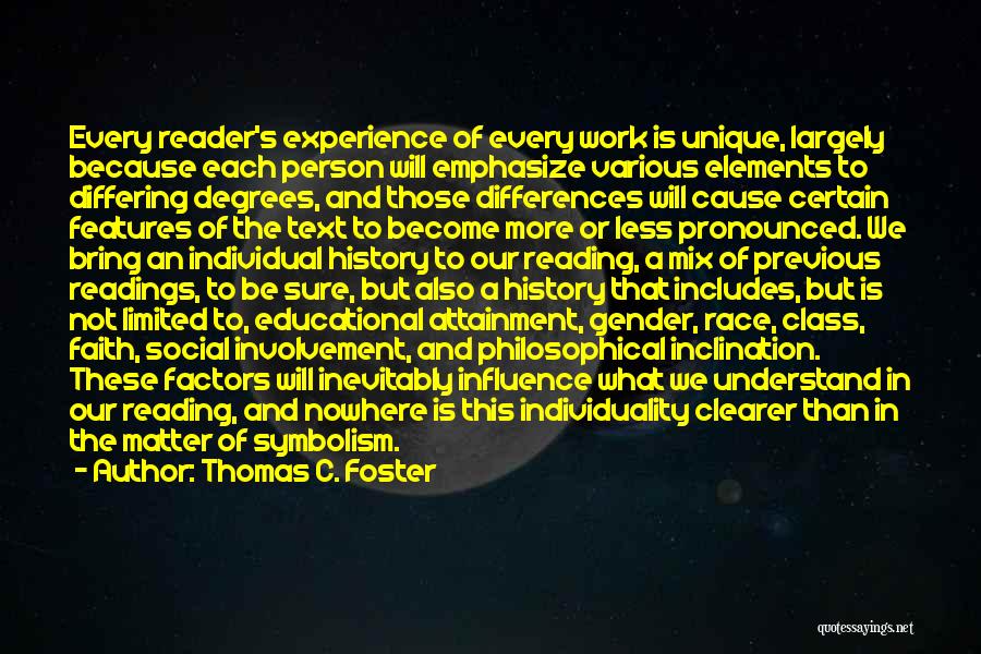 Race Quotes By Thomas C. Foster