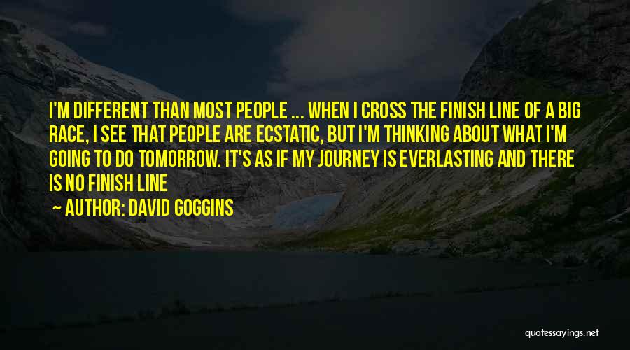 Race To Finish Quotes By David Goggins