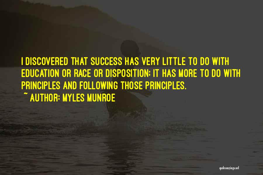 Race To Success Quotes By Myles Munroe