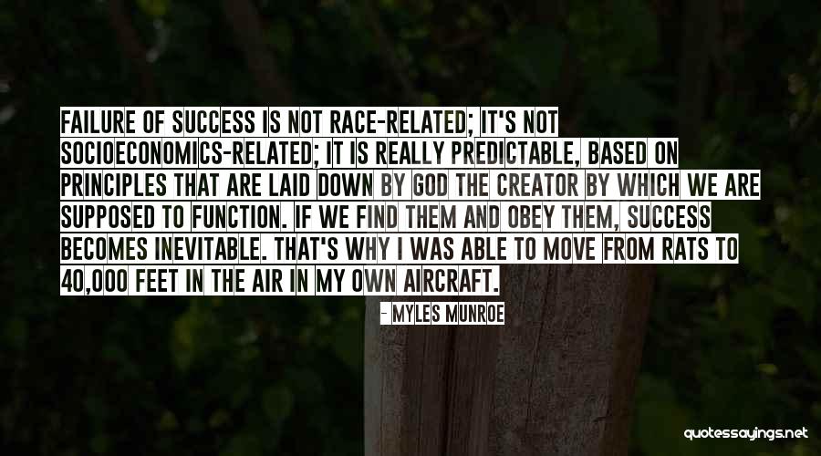 Race To Success Quotes By Myles Munroe