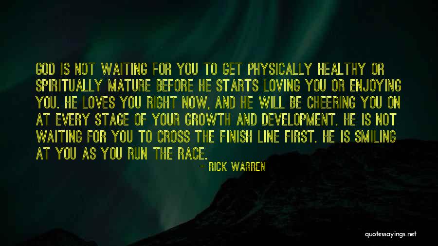 Race To The Finish Line Quotes By Rick Warren