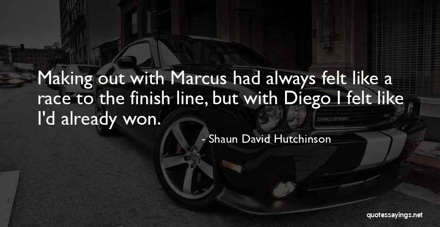 Race To The Finish Line Quotes By Shaun David Hutchinson