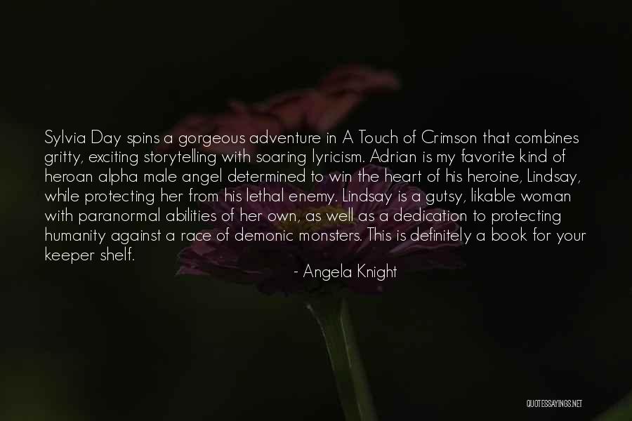 Race To Win Quotes By Angela Knight