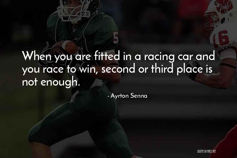 Race To Win Quotes By Ayrton Senna