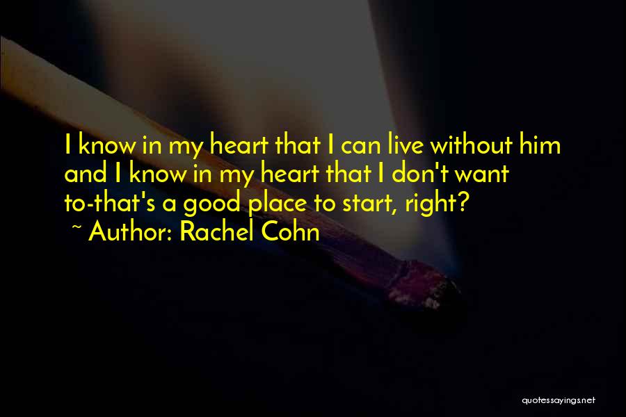 Rachel Cohn Quotes 1181716