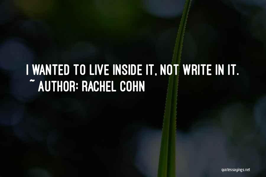 Rachel Cohn Quotes 1451391