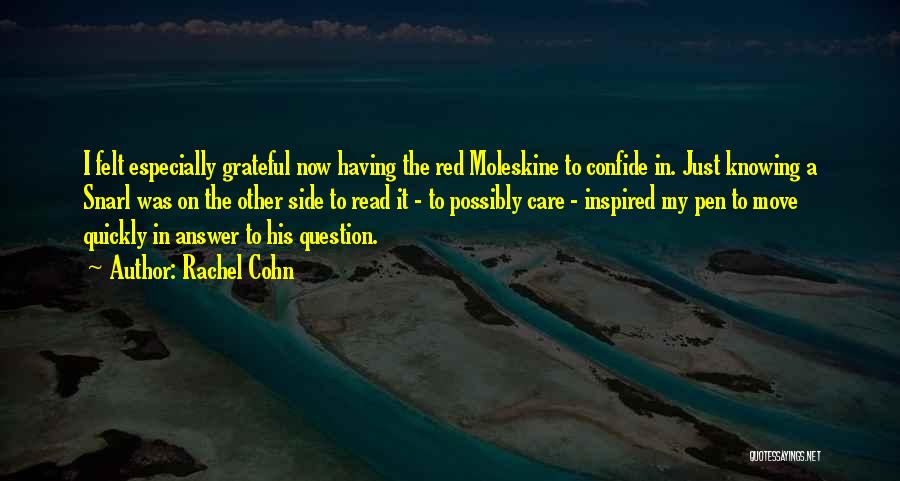 Rachel Cohn Quotes 2202468 Rachel Cohn Quotes 2202468