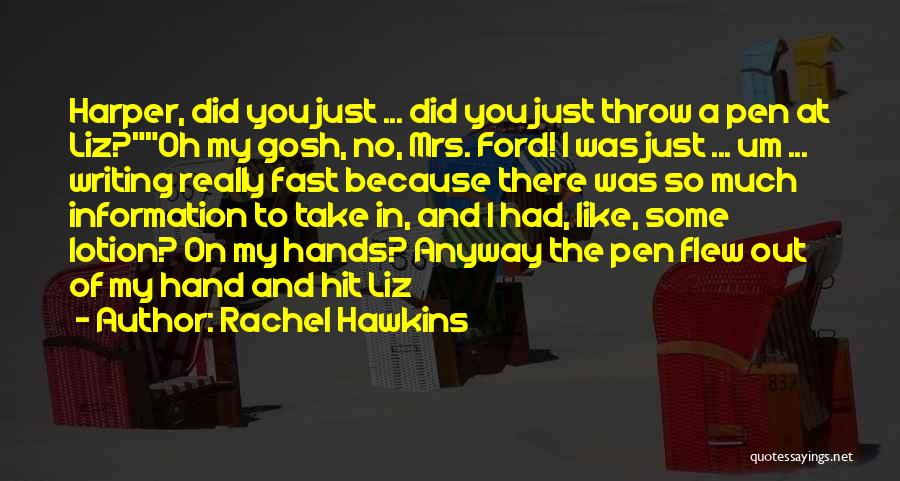 Rachel Hawkins Quotes 155187