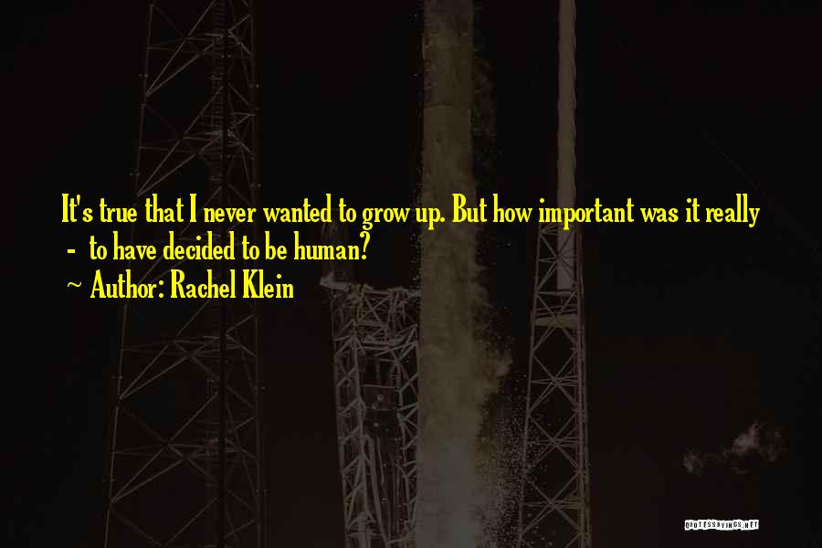 Rachel Klein Quotes 390191