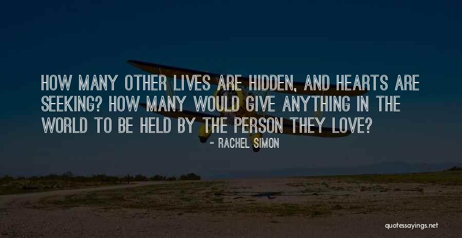 Rachel Simon Quotes 921916