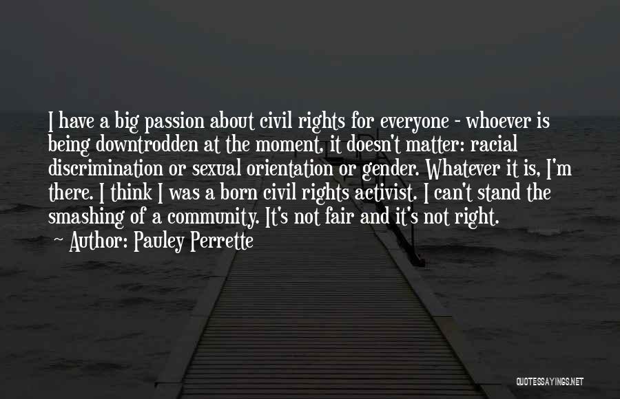 Racial Discrimination Quotes By Pauley Perrette