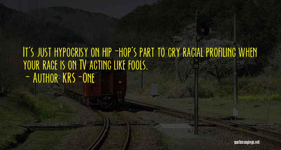 Racial Profiling Quotes By KRS-One