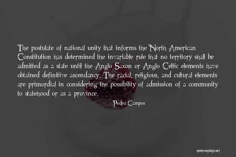 Racial Unity Quotes By Pedro Campos Racial Unity Quotes By Pedro Campos