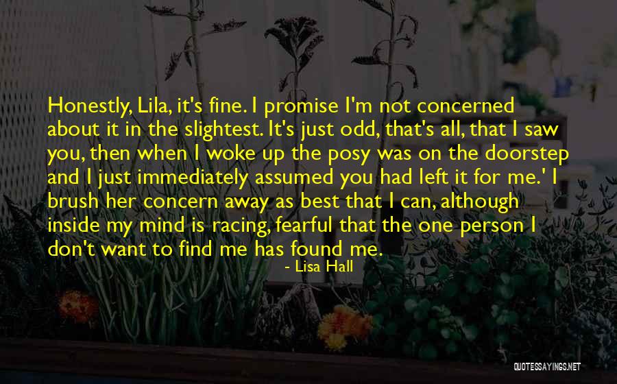 Racing Mind Quotes By Lisa Hall Racing Mind Quotes By Lisa Hall