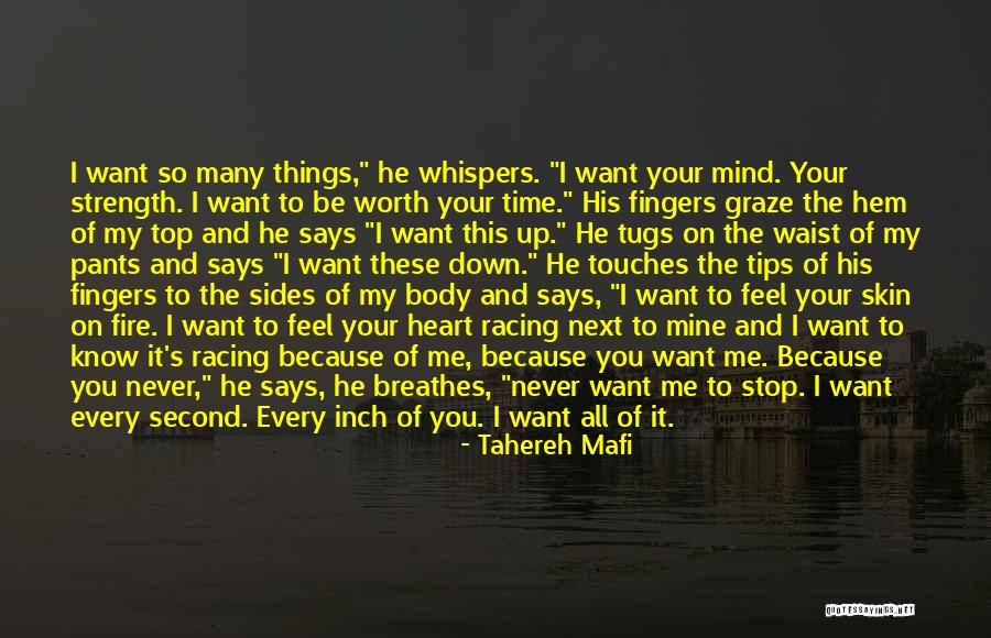 Racing Mind Quotes By Tahereh Mafi Racing Mind Quotes By Tahereh Mafi