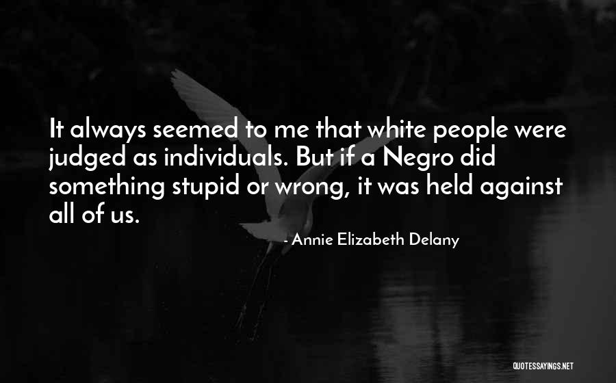 Racism Against Quotes By Annie Elizabeth Delany