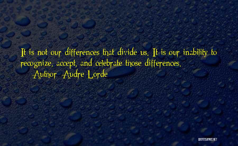 Racism And Discrimination Quotes By Audre Lorde