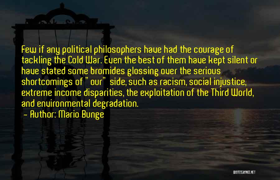 Racism And Injustice Quotes By Mario Bunge