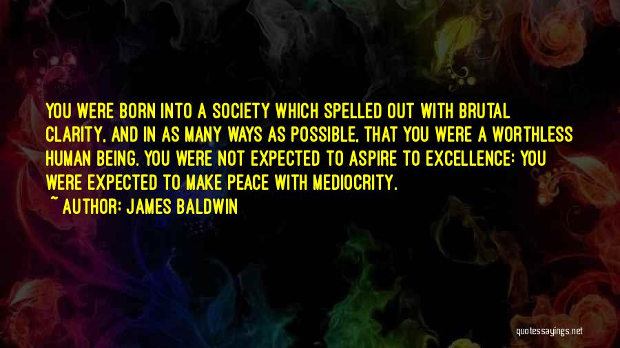 Racism And Oppression Quotes By James Baldwin