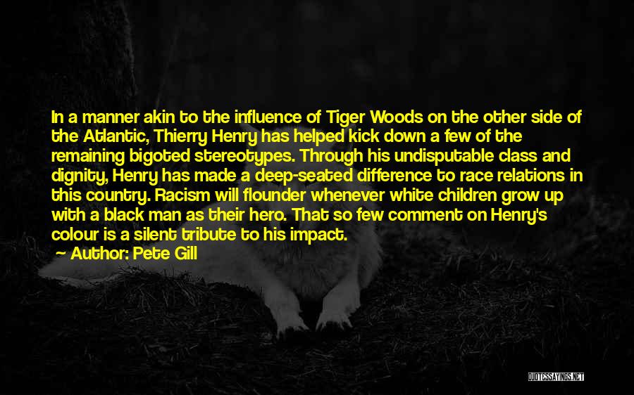 Racism In Football Quotes By Pete Gill