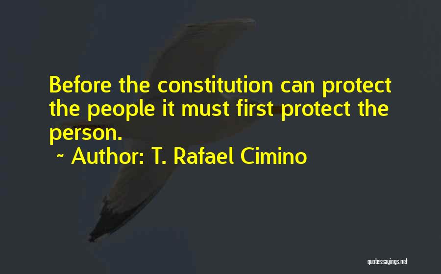 Racism Quotes By T. Rafael Cimino