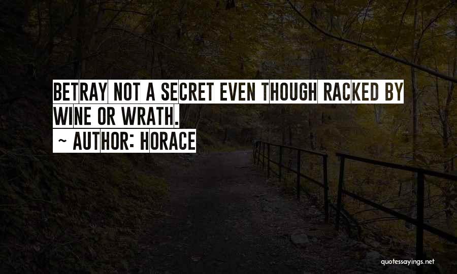 Racked Quotes By Horace