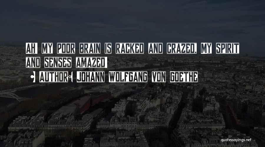 Racked Quotes By Johann Wolfgang Von Goethe