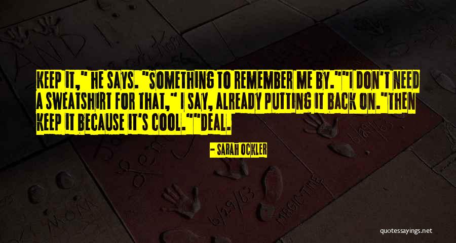 Radakovic Quotes By Sarah Ockler Radakovic Quotes By Sarah Ockler