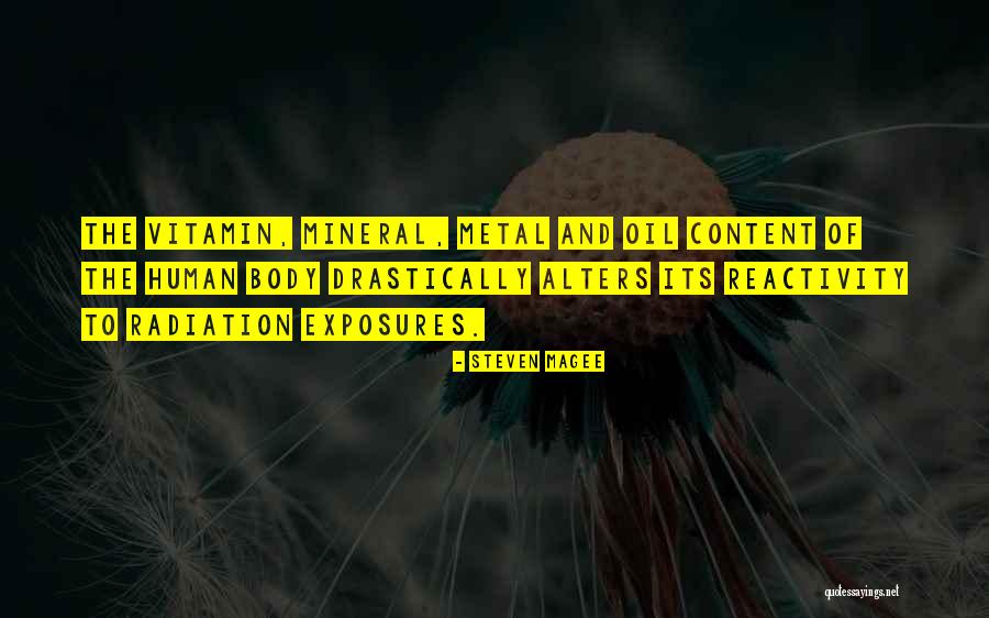 Radiation Quotes By Steven Magee Radiation Quotes By Steven Magee