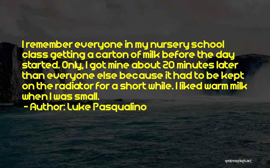 Radiator Quotes By Luke Pasqualino