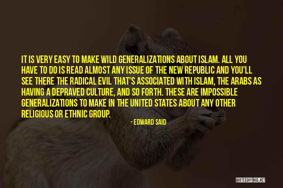 Radical Edward Quotes By Edward Said