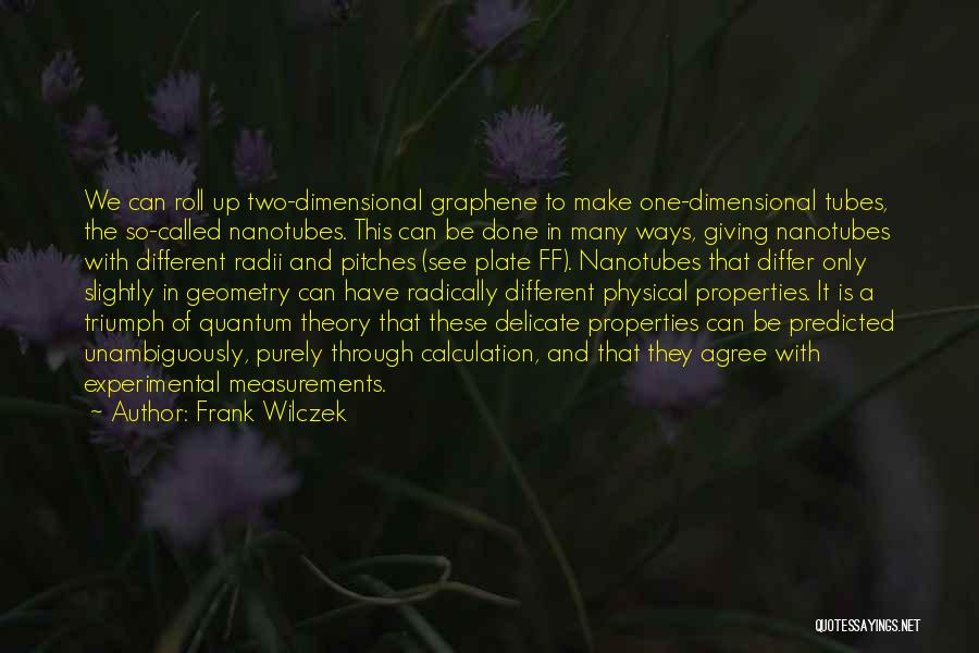 Radii Quotes By Frank Wilczek