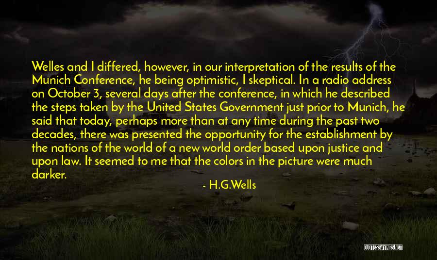 Radio Days Quotes By H.G.Wells