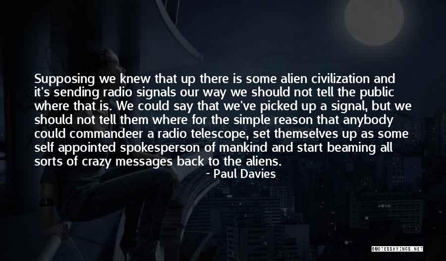 Radio Quotes By Paul Davies Radio Quotes By Paul Davies