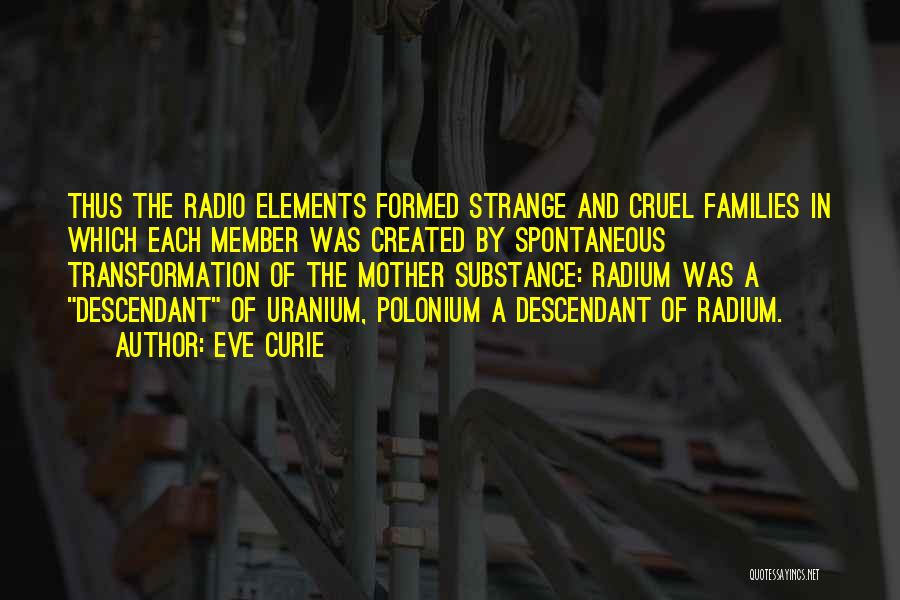 Radium Quotes By Eve Curie