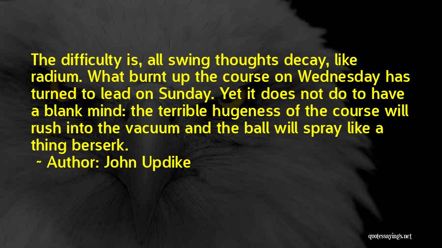 Radium Quotes By John Updike