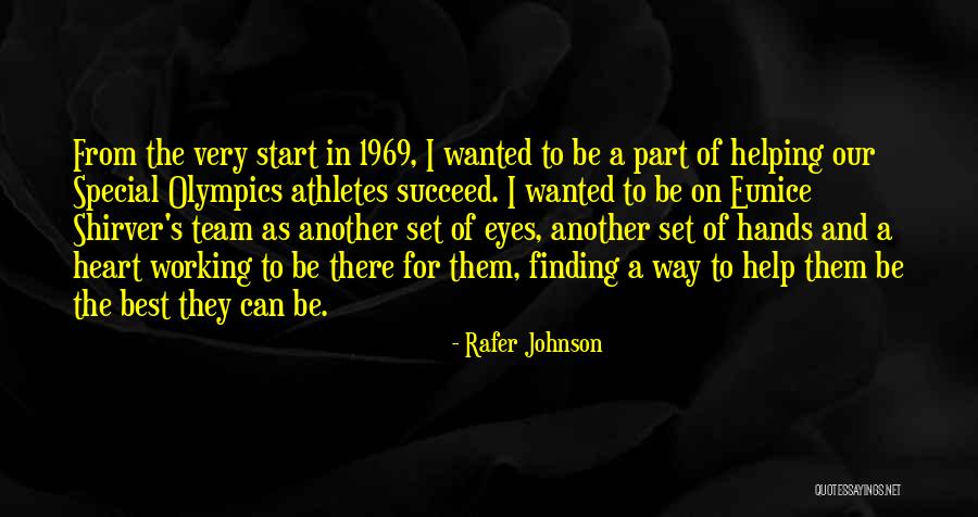 Rafer Johnson Quotes 813587 Rafer Johnson Quotes 813587