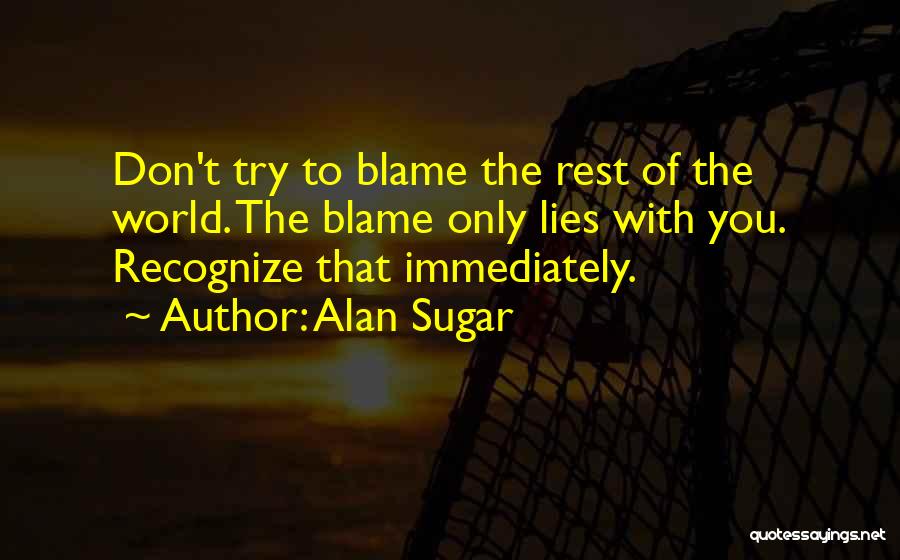Raffety Menu Quotes By Alan Sugar
