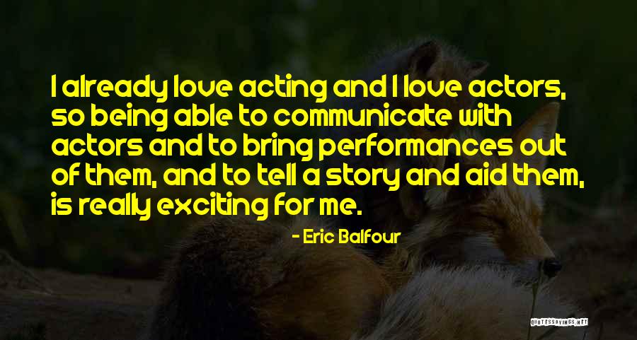 Ragnhildur J Nsd Ttir Quotes By Eric Balfour Ragnhildur J Nsd Ttir Quotes By Eric Balfour