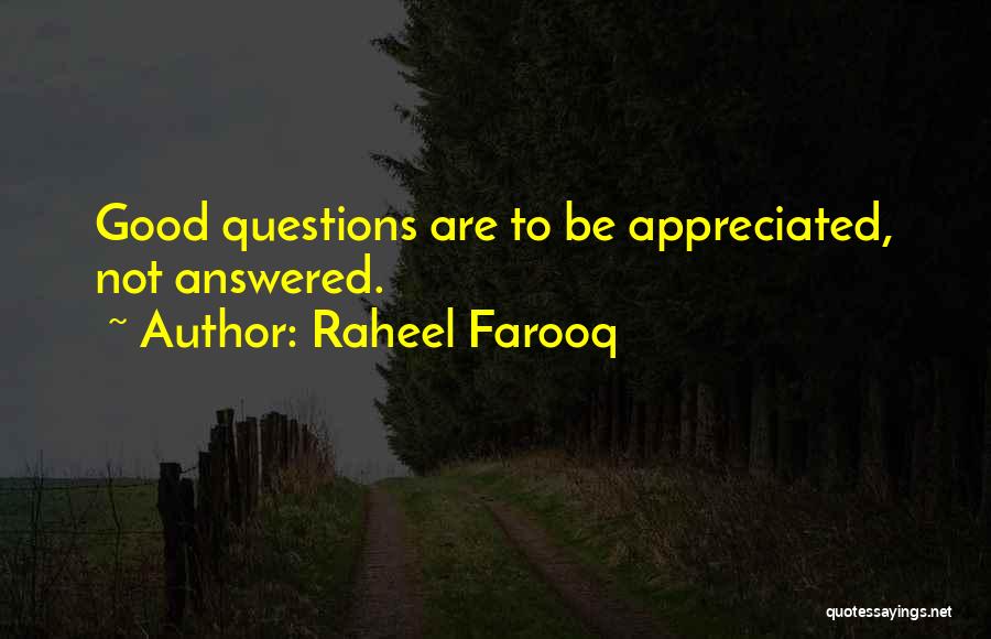 Raheel Farooq Quotes 705341