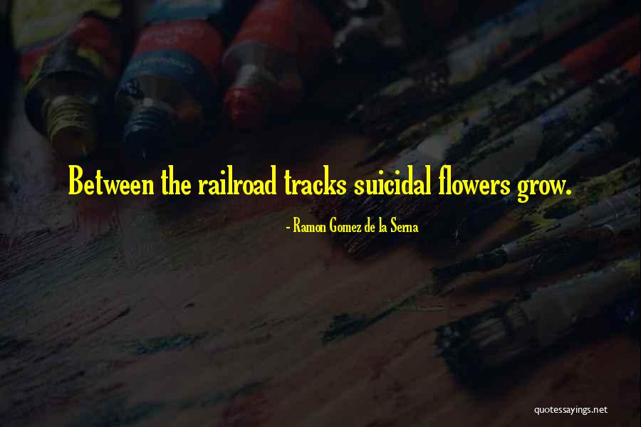 Railroad Tracks Quotes By Ramon Gomez De La Serna