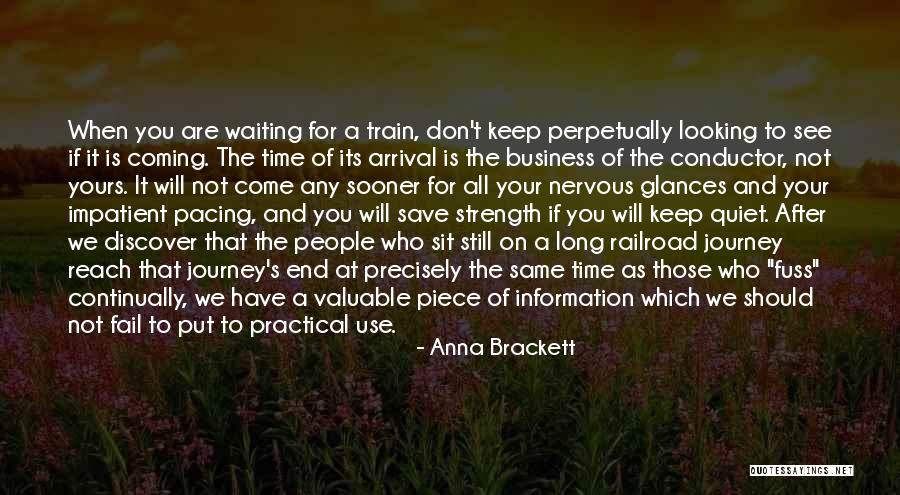 Railroad Travel Quotes By Anna Brackett