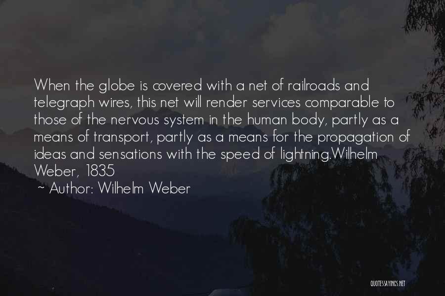 Railroads Quotes By Wilhelm Weber