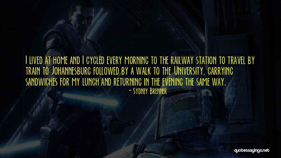 Railway Station Quotes By Sydney Brenner Railway Station Quotes By Sydney Brenner