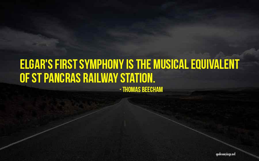 Railway Station Quotes By Thomas Beecham Railway Station Quotes By Thomas Beecham