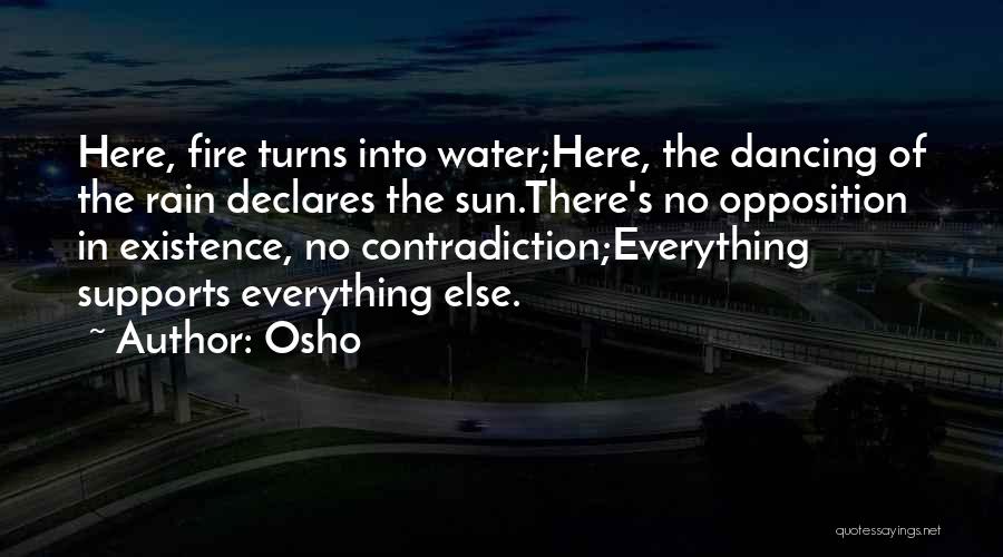 Rain And Dancing Quotes By Osho
