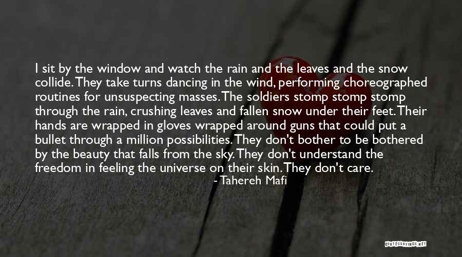 Rain And Dancing Quotes By Tahereh Mafi