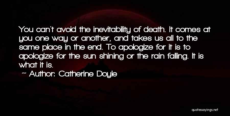 Rain And Death Quotes By Catherine Doyle